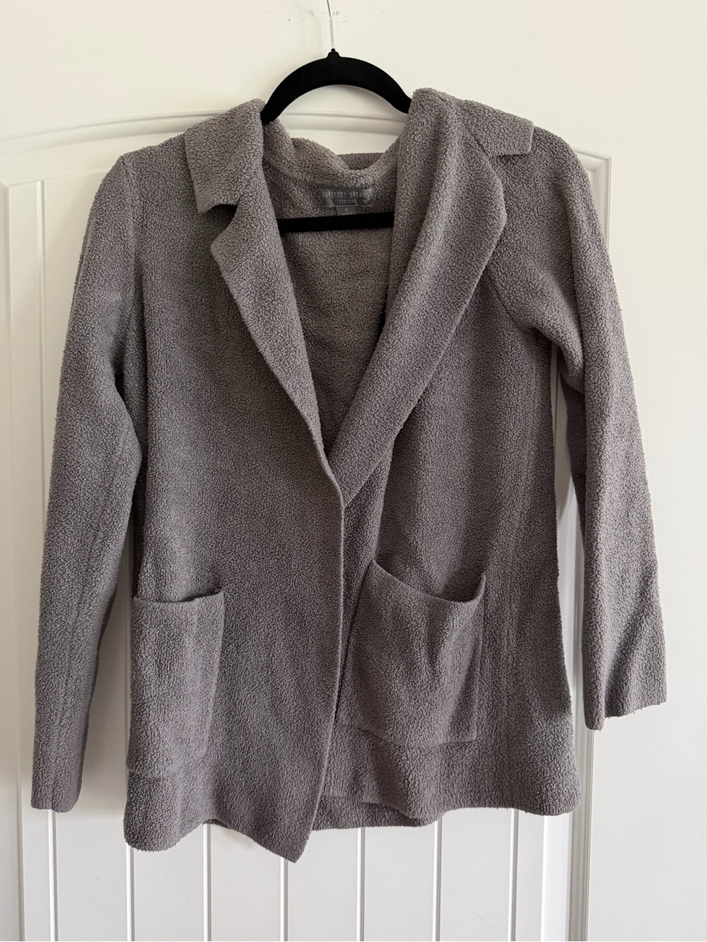 Barefoot Dreams CozyChic Lite Gray Cardigan Small
